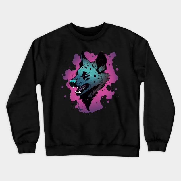 hyena Crewneck Sweatshirt by skatermoment